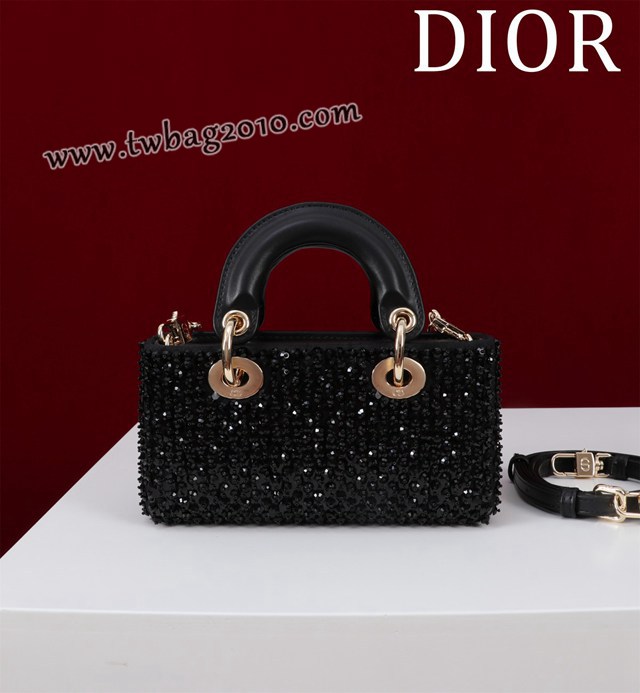 Dior专柜新款迪奥顶级原单超迷你刺绣珠片lady d-joy-micro djfk1051